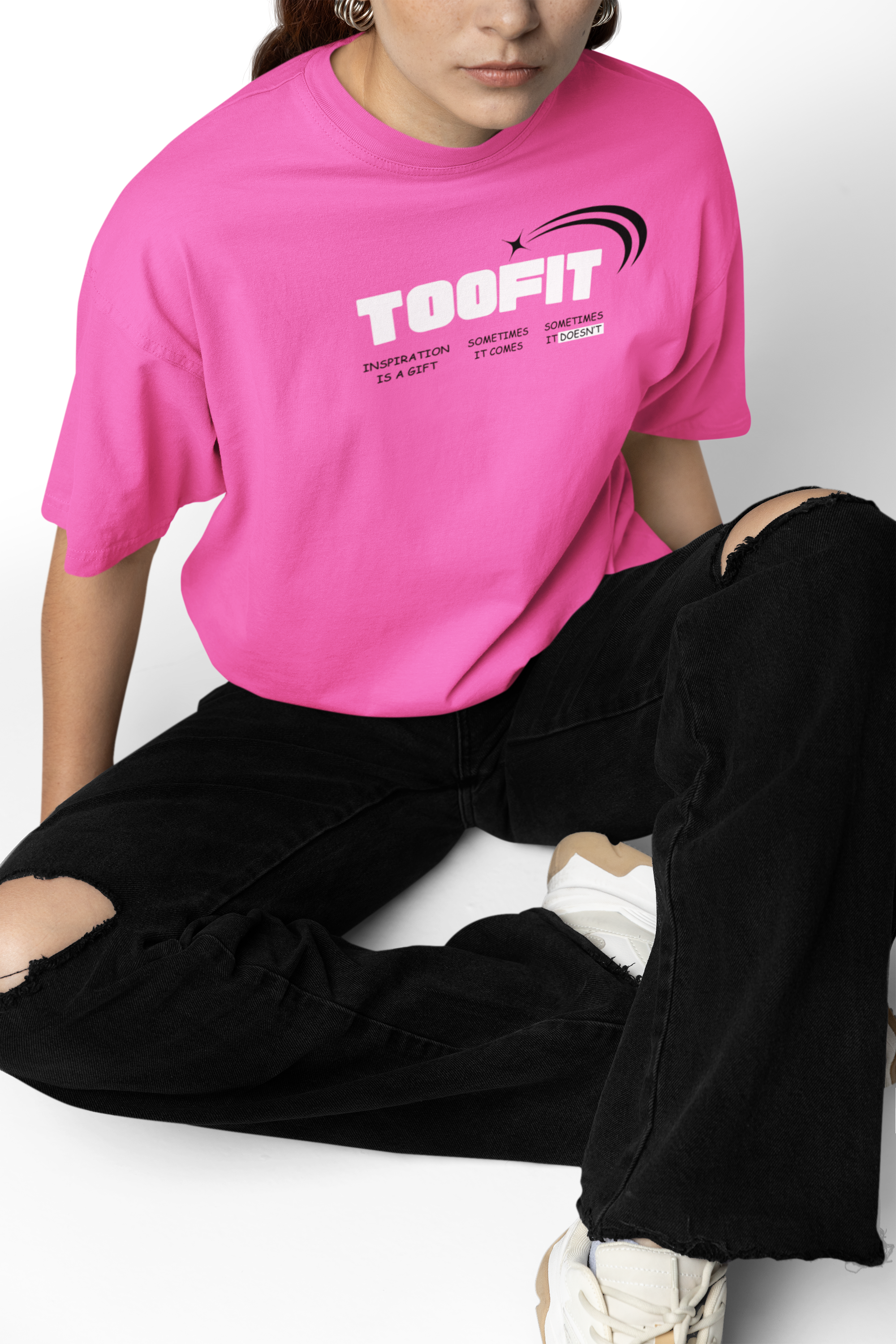 TOOFIT- women pink Tshirt